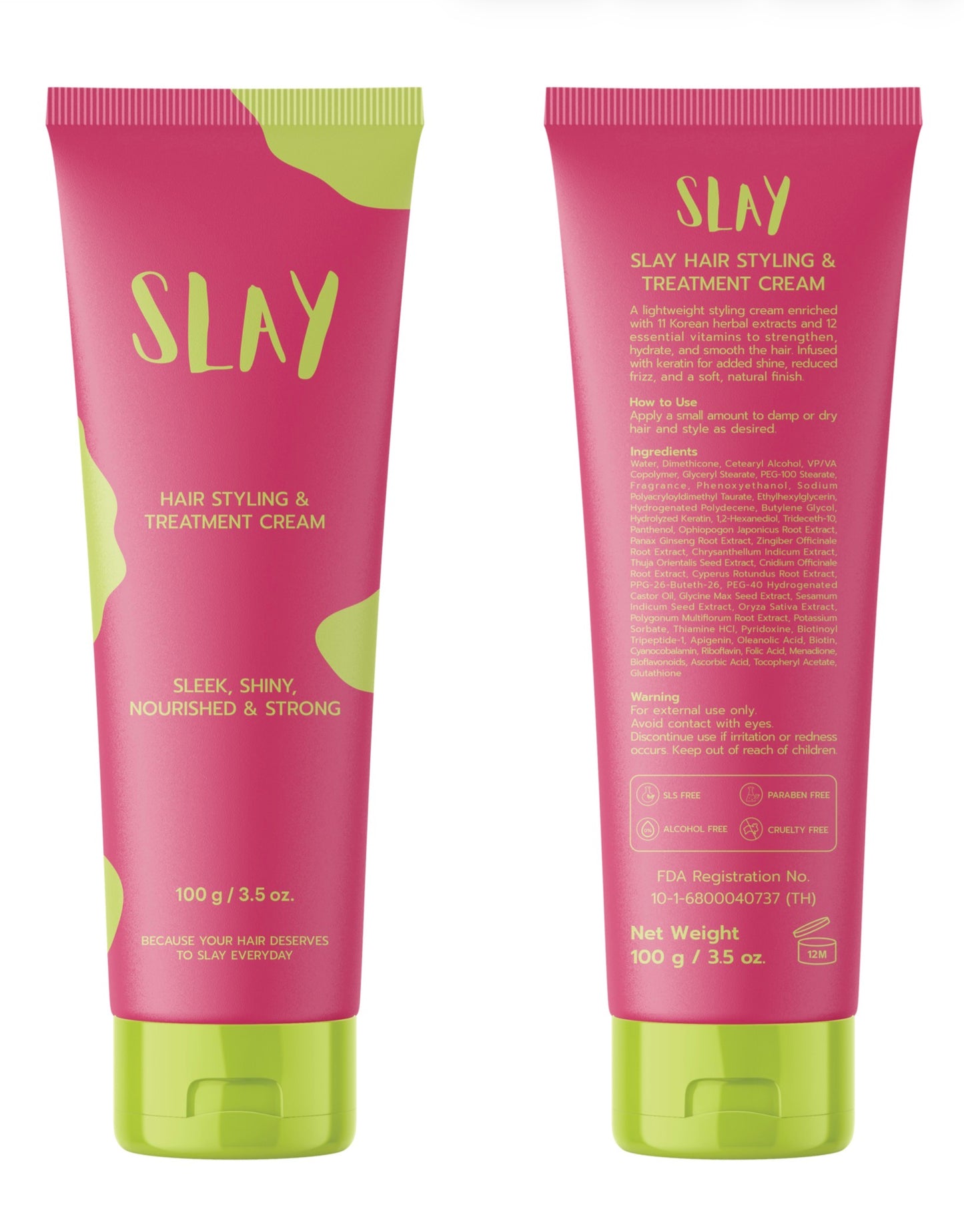 Hair Styling and Treatment Cream
